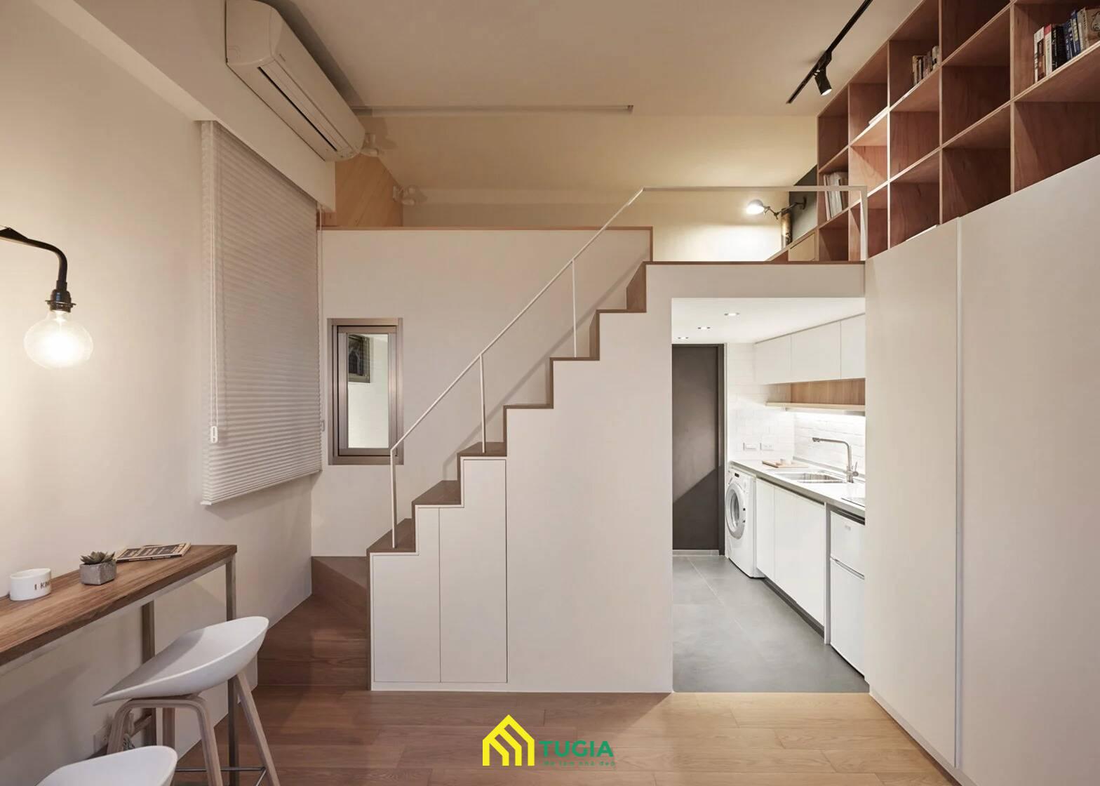 25+mẫu thiết kế căn hộ mini 15m2 tối ưu diện tích được ưa chuộng