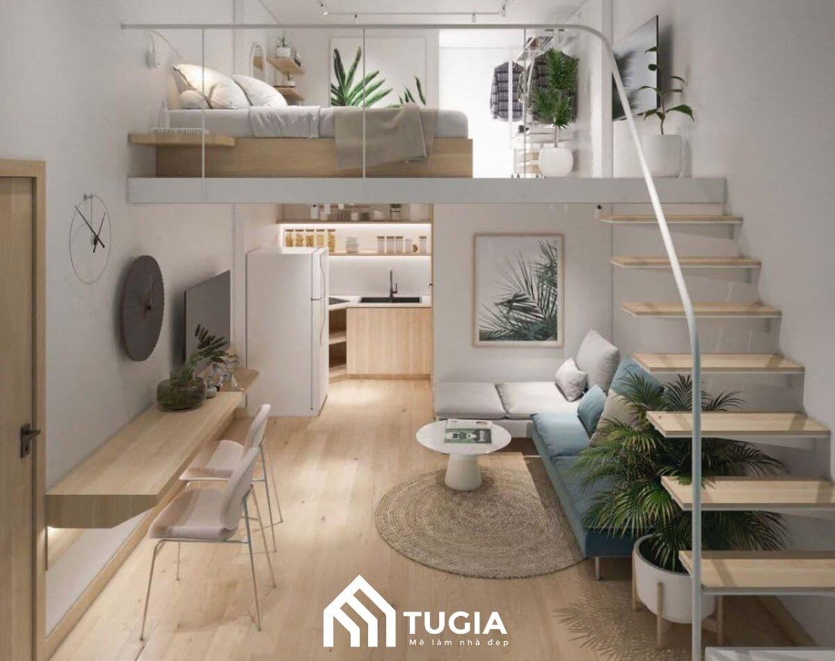 Thiết kế căn hộ mini 25m2 với cách bố trí công năng cực kỳ khoa học, thông minh 