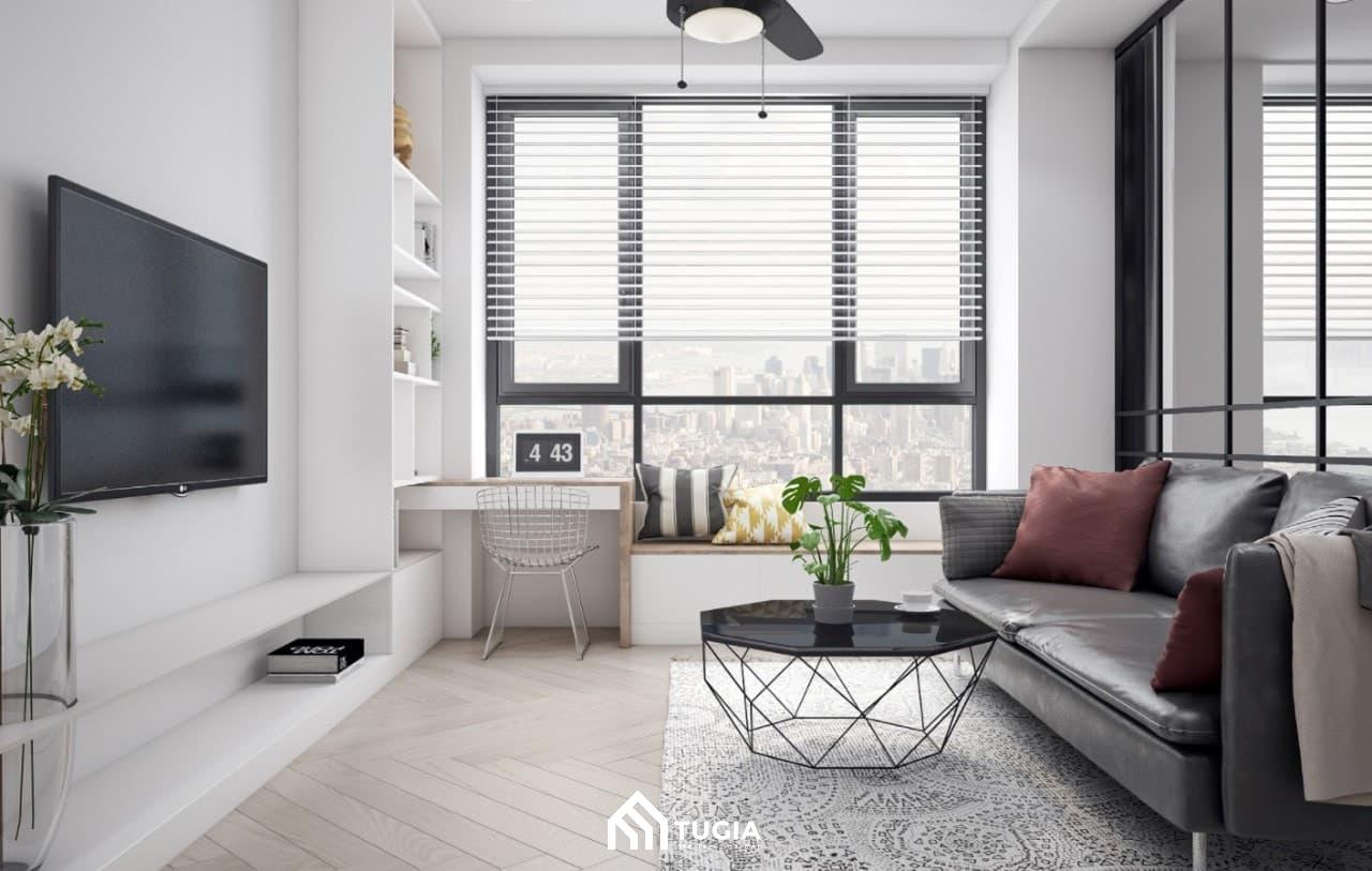 Nên thiết kế căn hộ studio 25m2 theo lối không gian mở