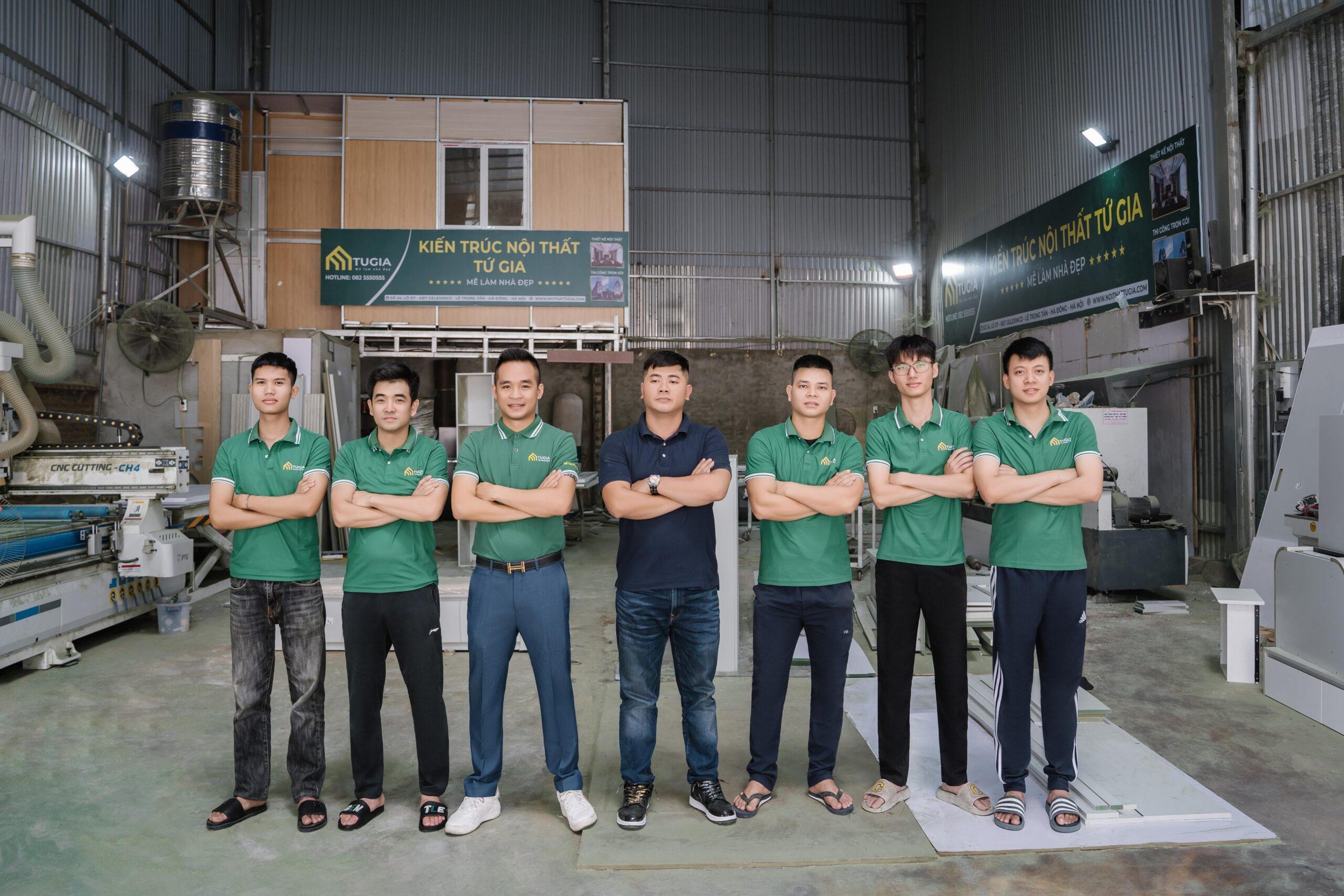 Thi công nội thất gỗ óc chó tại Nội thất Tứ Gia