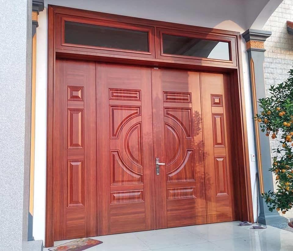 Mẫu cửa 4 cánh có ô thoáng