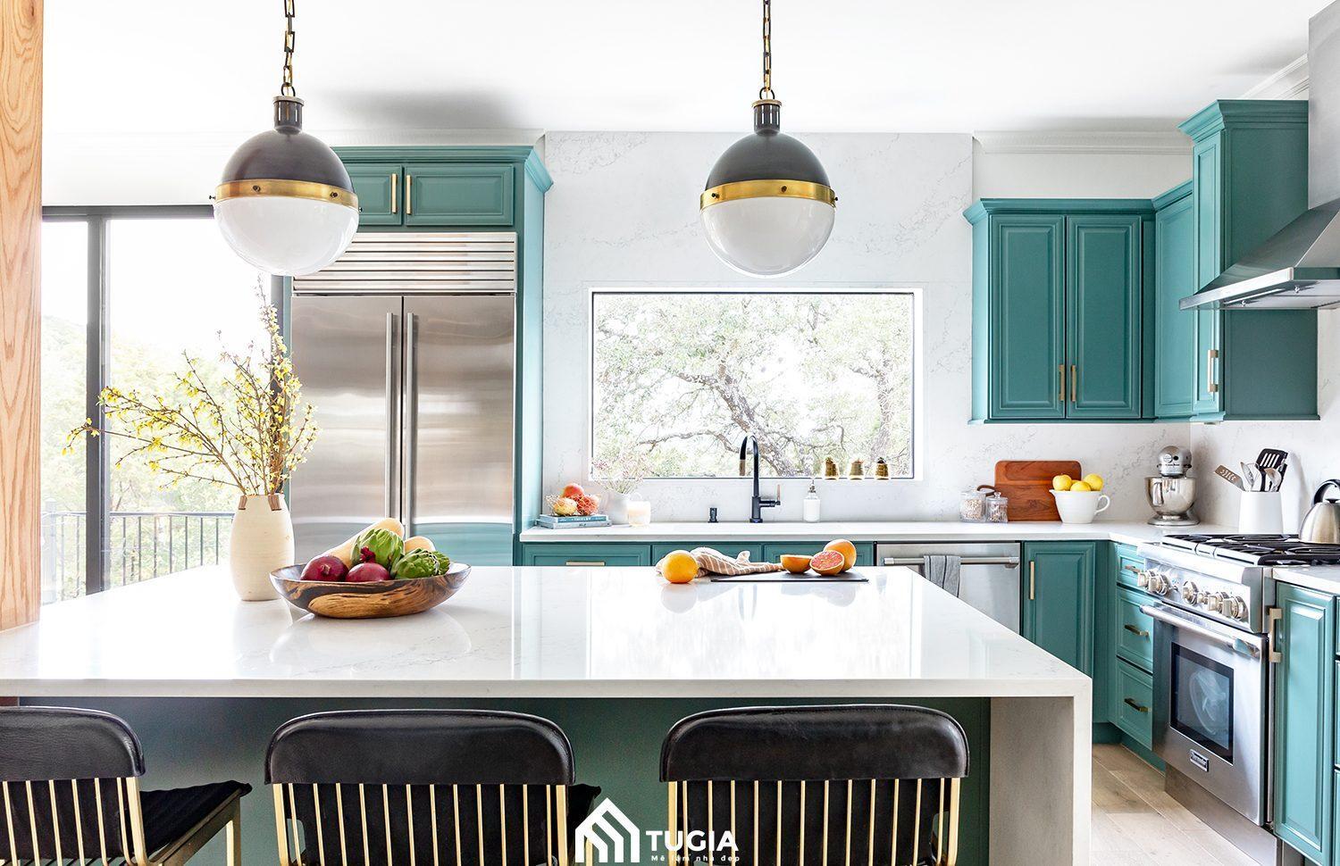 Decor tủ bếp là một cách tạo điểm nhấn cho phòng bếp thông minh