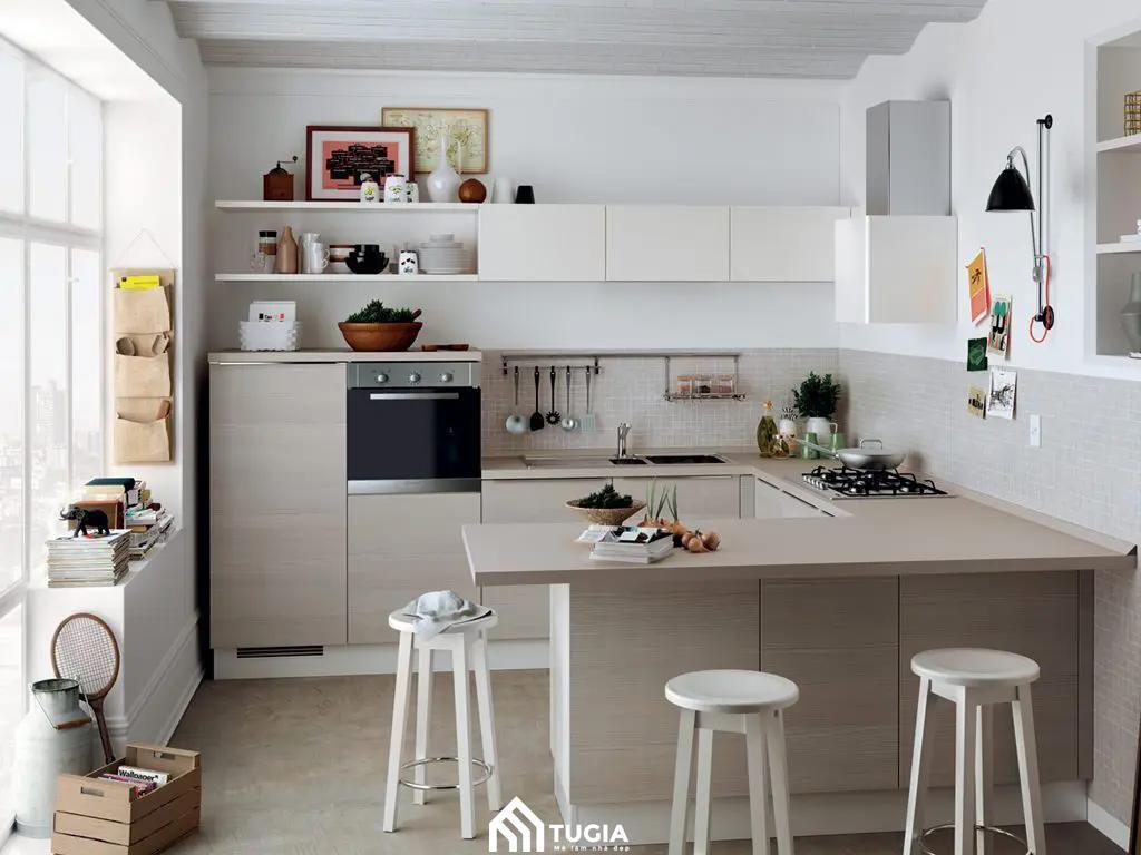 Decor phòng bếp đẹp nhỏ nhắn và ấm cúng