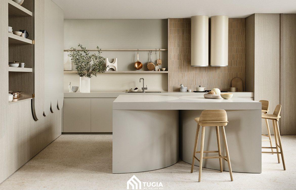 Decor nhà bếp tối giản, tinh tế không quá cầu kỳ