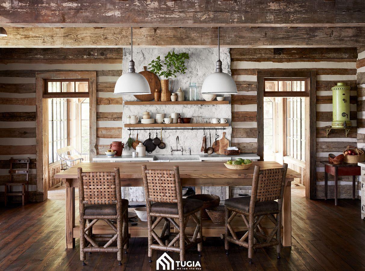 Decor nhà bếp đẹp mang vẻ đẹp gần gũi, gợi kỷ niệm thân thương