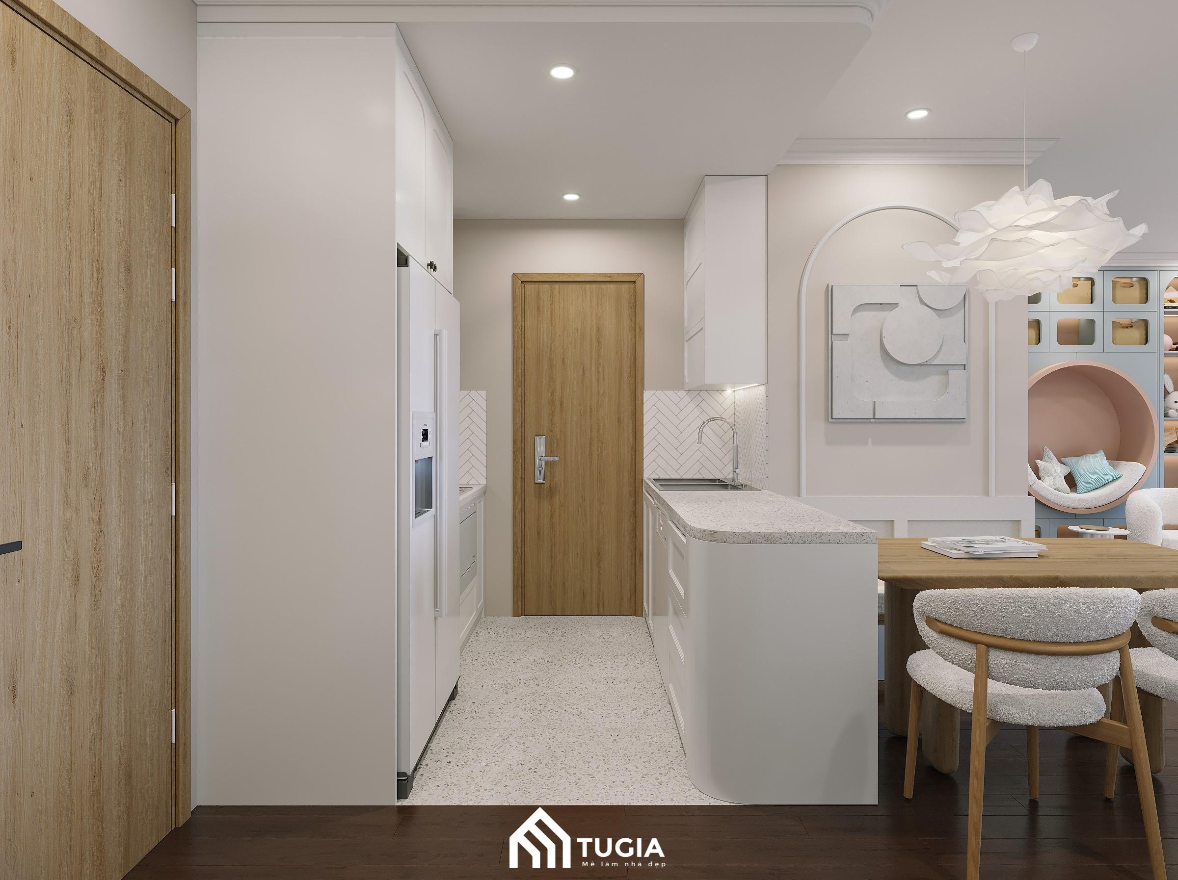 Lựa chọn màu sắc tuỳ theo phong cách decor bếp giúp nâng cao tính thẩm mỹ và phong cách gia chủ