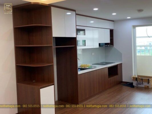 Hoàn thiện nội thất chung cư Mipec Kiến Hưng – 51m2 – Chị Thương