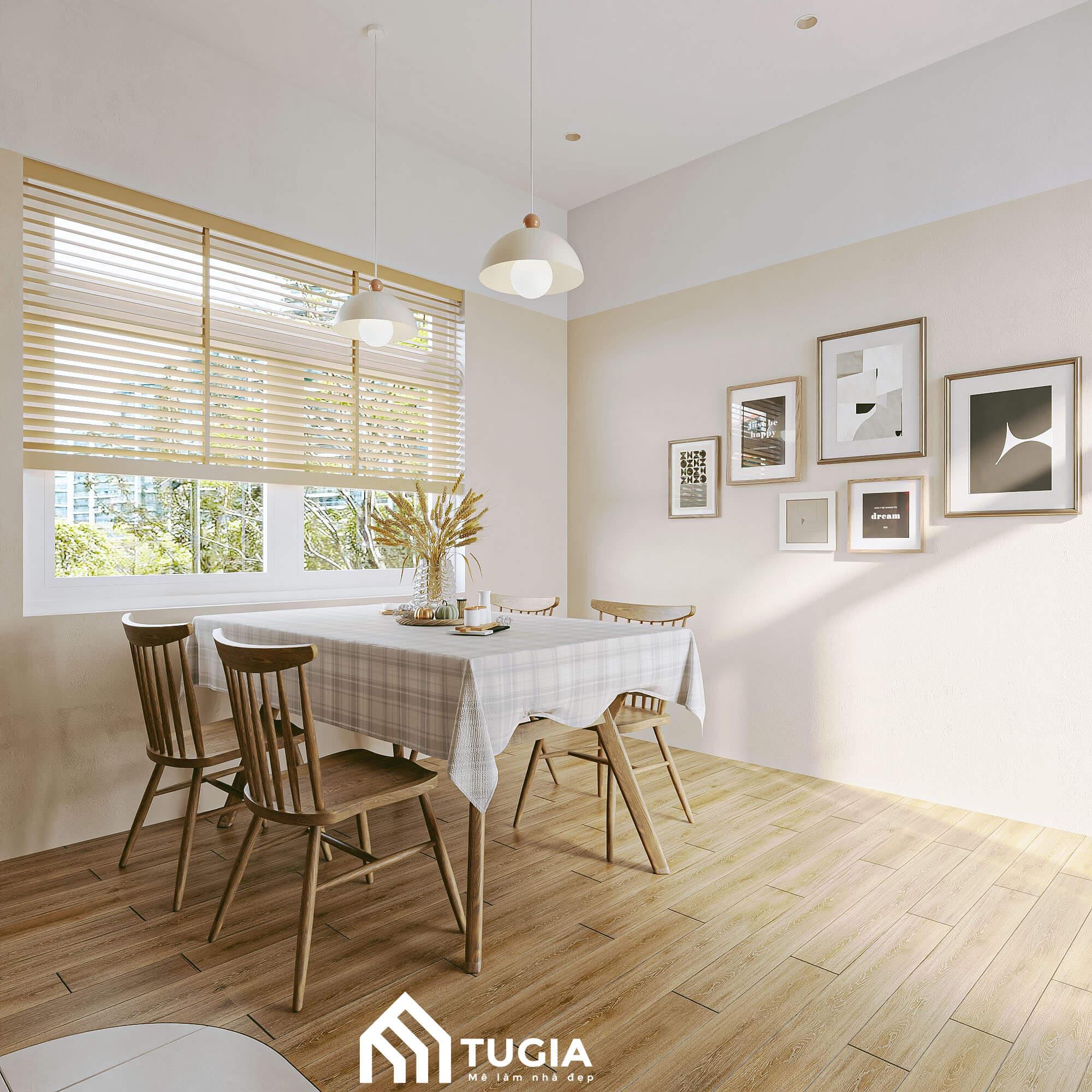 Các bức tranh canvas tạo điểm nhấn nghệ thuật cho homestay
