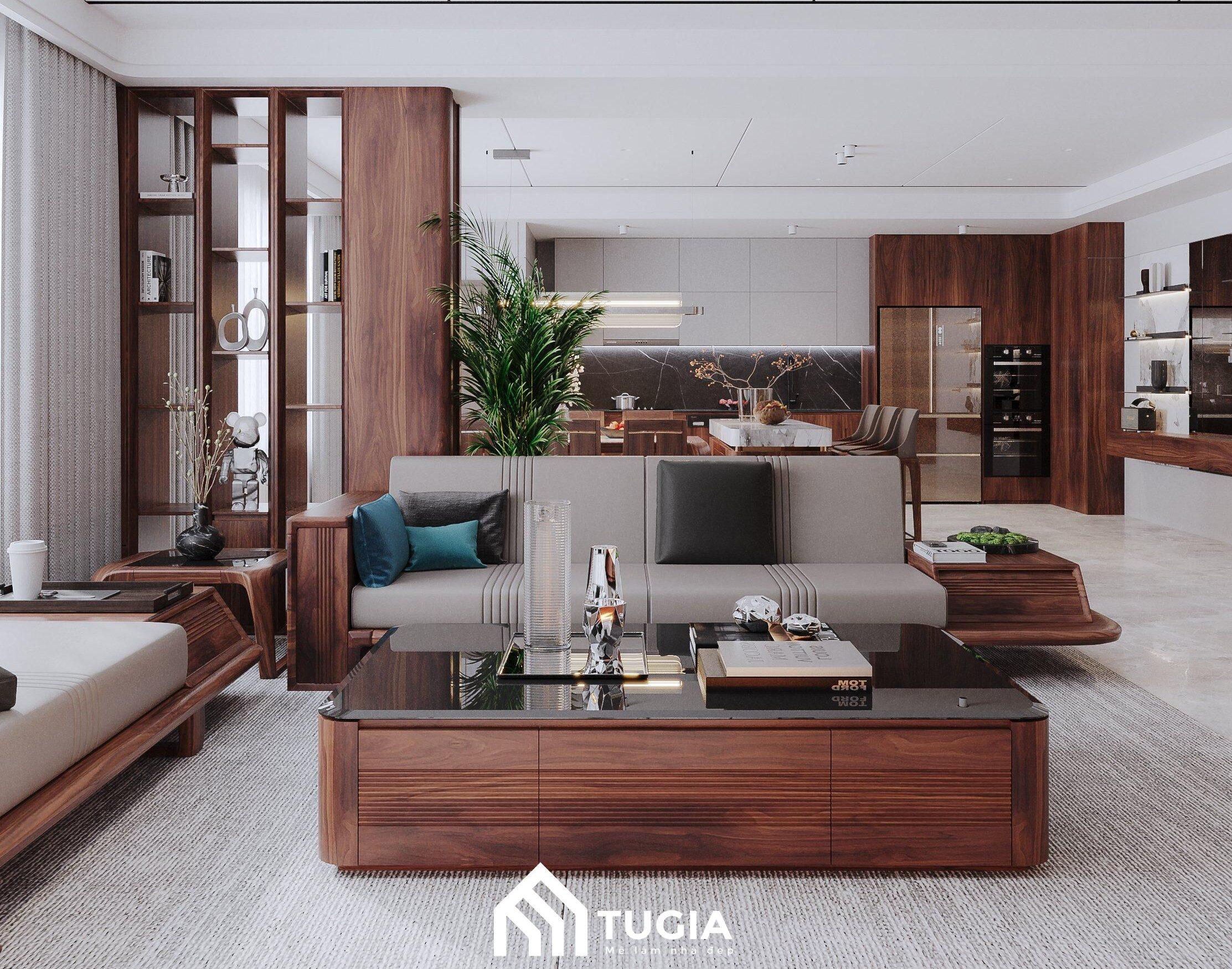 Quy luật cân xứng trong nguyên lý thiết kế nội thất là cách xử dụng đồ nội thất có kích thước phù hợp với không gian