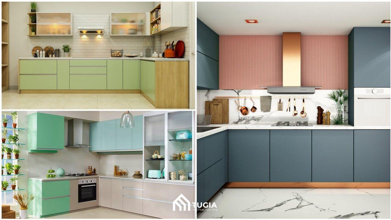 Một số mẫu nhà bếp nhỏ màu sắc của Nội thất Tứ Gia
