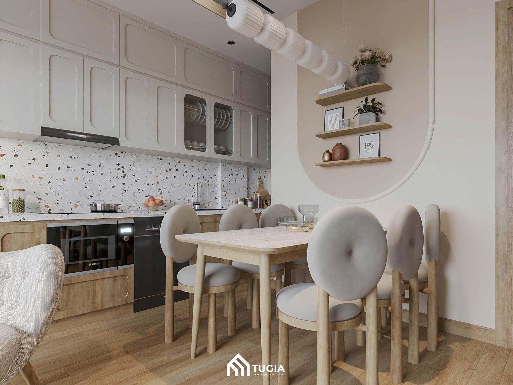 Mẫu thiết kế phòng bếp nhỏ cho nhà phố