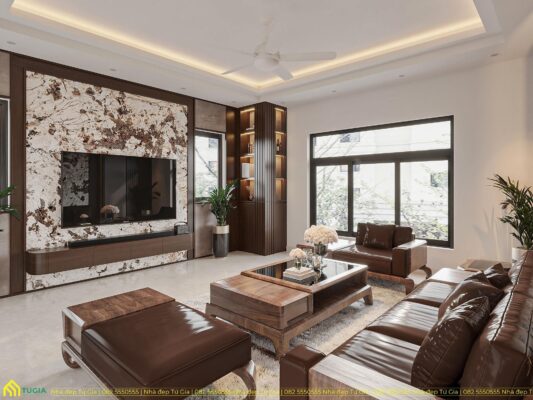 Nội thất nhà phố tại Long Biên – 65m2 – 2 PN – Anh Nghị