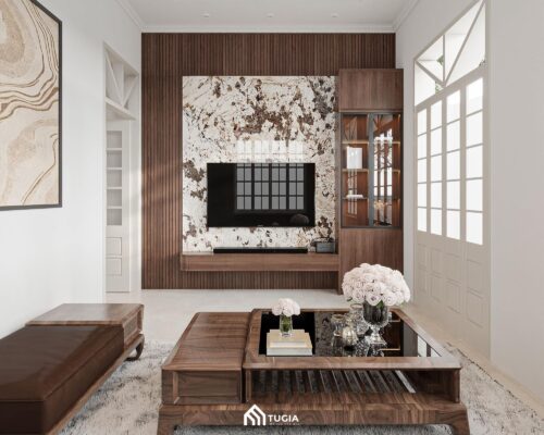 Nội thất nhà phố tại Tây Hồ – 32m2 – 2 PN – Cô Bình