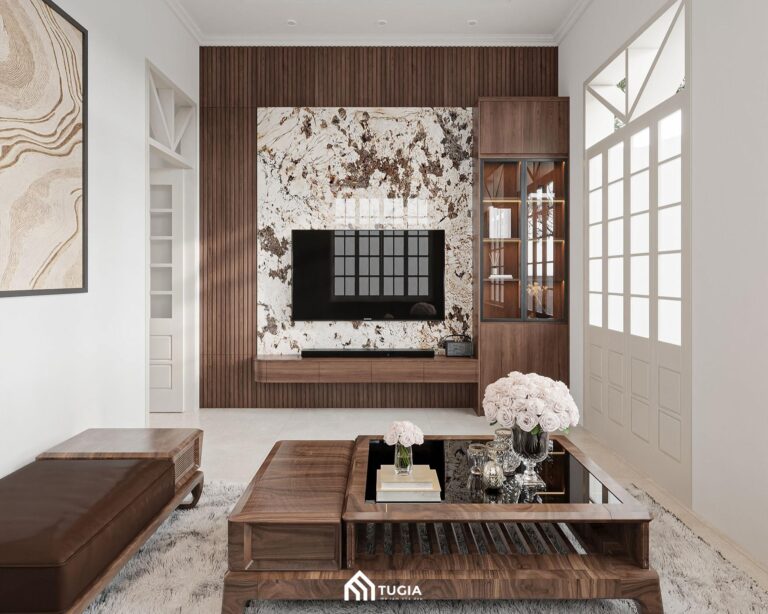Nội thất nhà phố tại Tây Hồ – 32m2 – 2 PN – Cô Bình