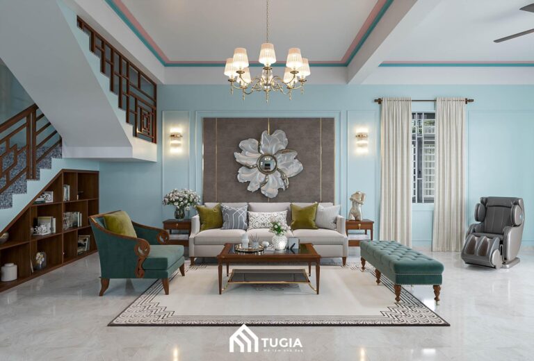 Nội thất nhà phố tại Thái Nguyên – 98m2 – 2 PN – Anh Công