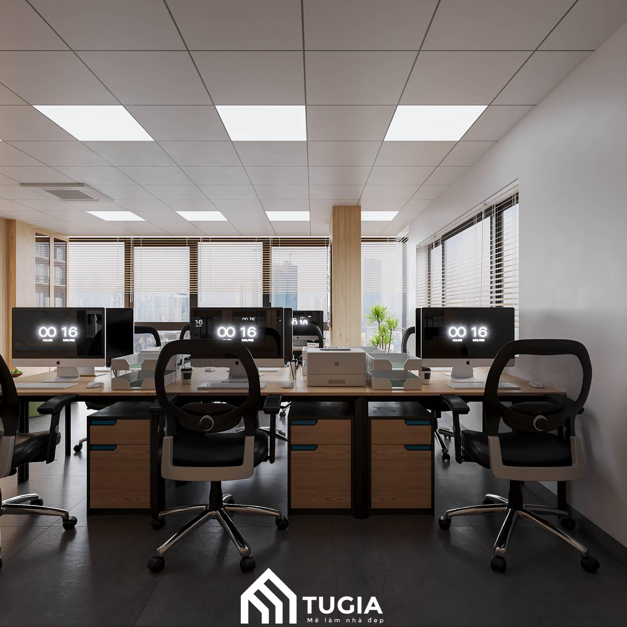 Sử dụng ghế xoay công thái học giúp đảm bảo sự thoải mái cho nhân viên trong quá trình làm việc