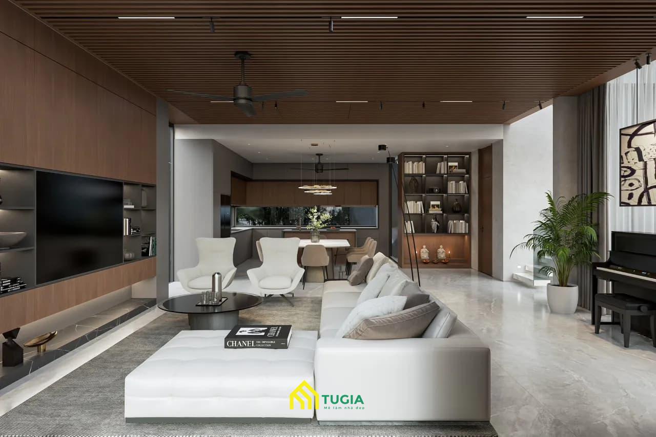 Thiết kế không gian và bố trí hệ thống nội thất theo hướng thu hút vượng khí sẽ tốt cho việc làm ăn của gia chủ