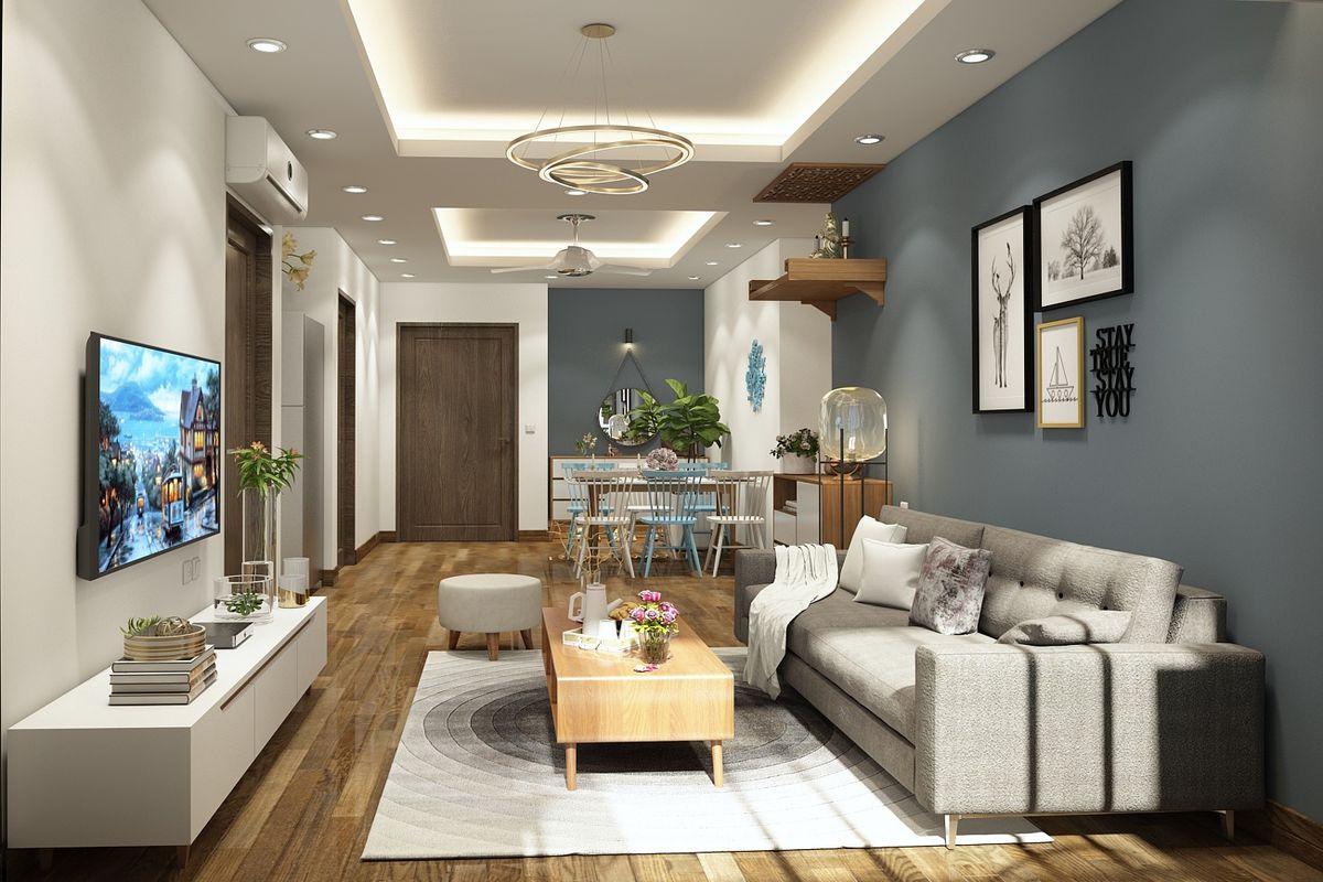 Đây cũng là một trong những mẫu thiết kế được áp dụng nhiều trong căn hộ chung cư