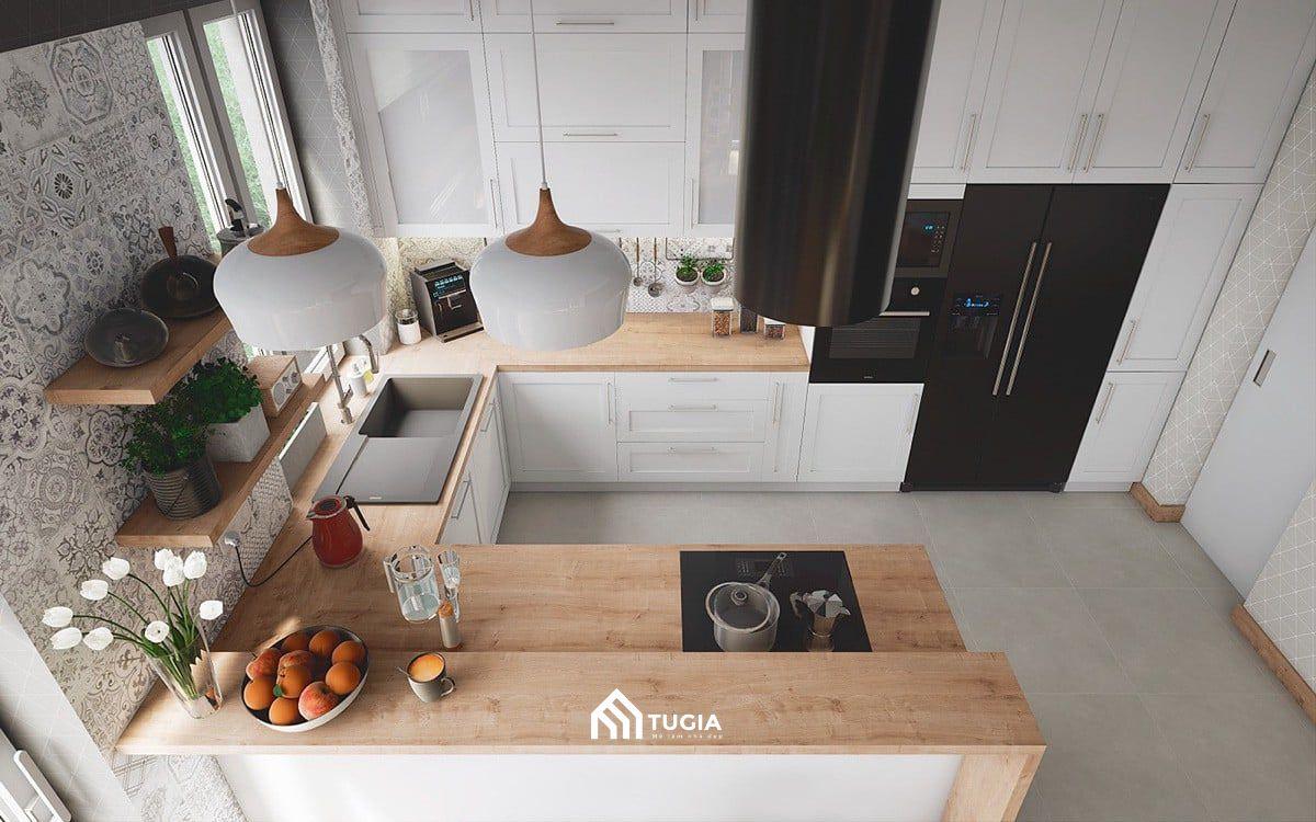 Bố trí hút mùi hợp lý khi thiết kế không gian mở