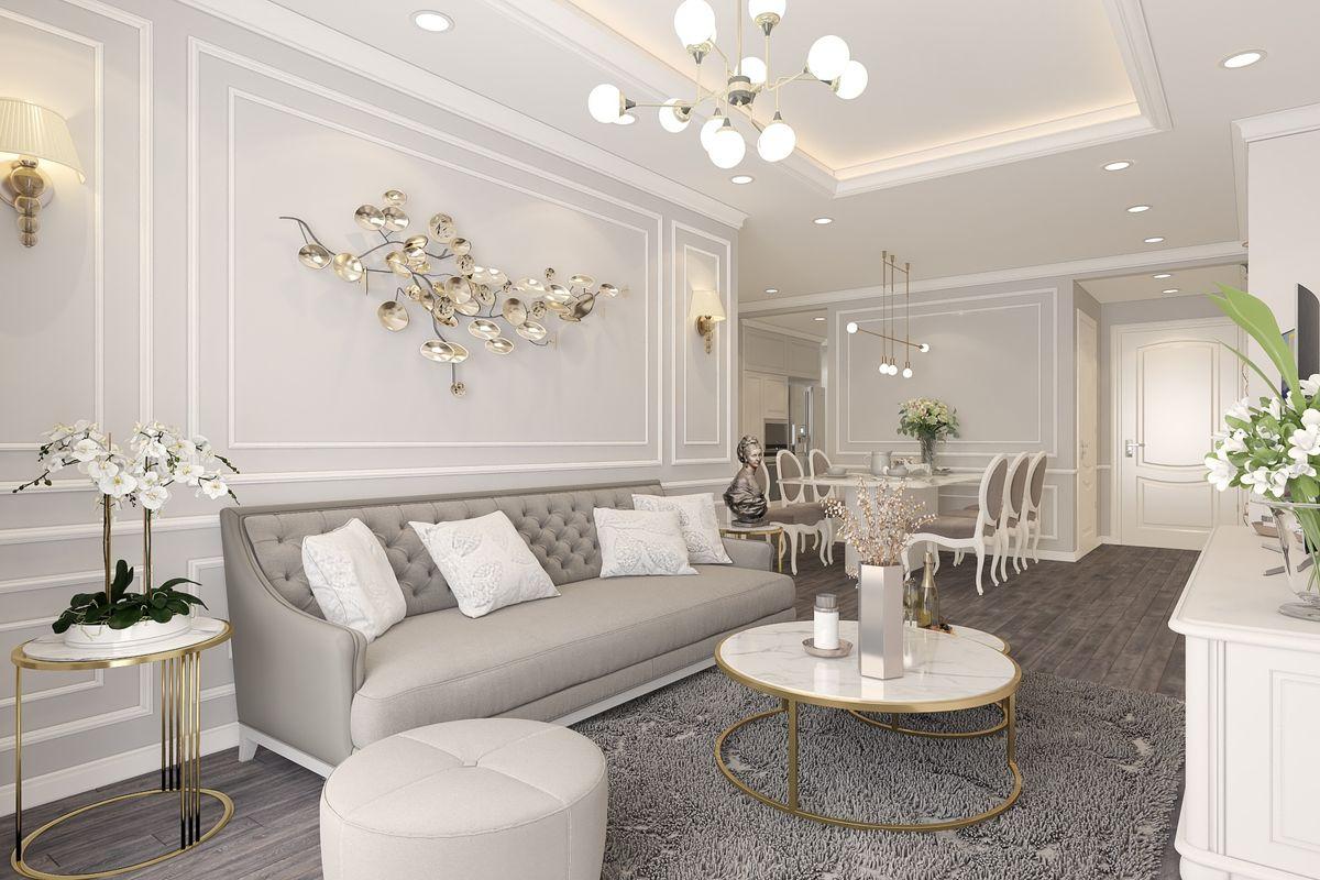 Thiết kế ấn tượng tinh tế giúp cho căn hộ trở nên rộng rãi hơn rất nhiều