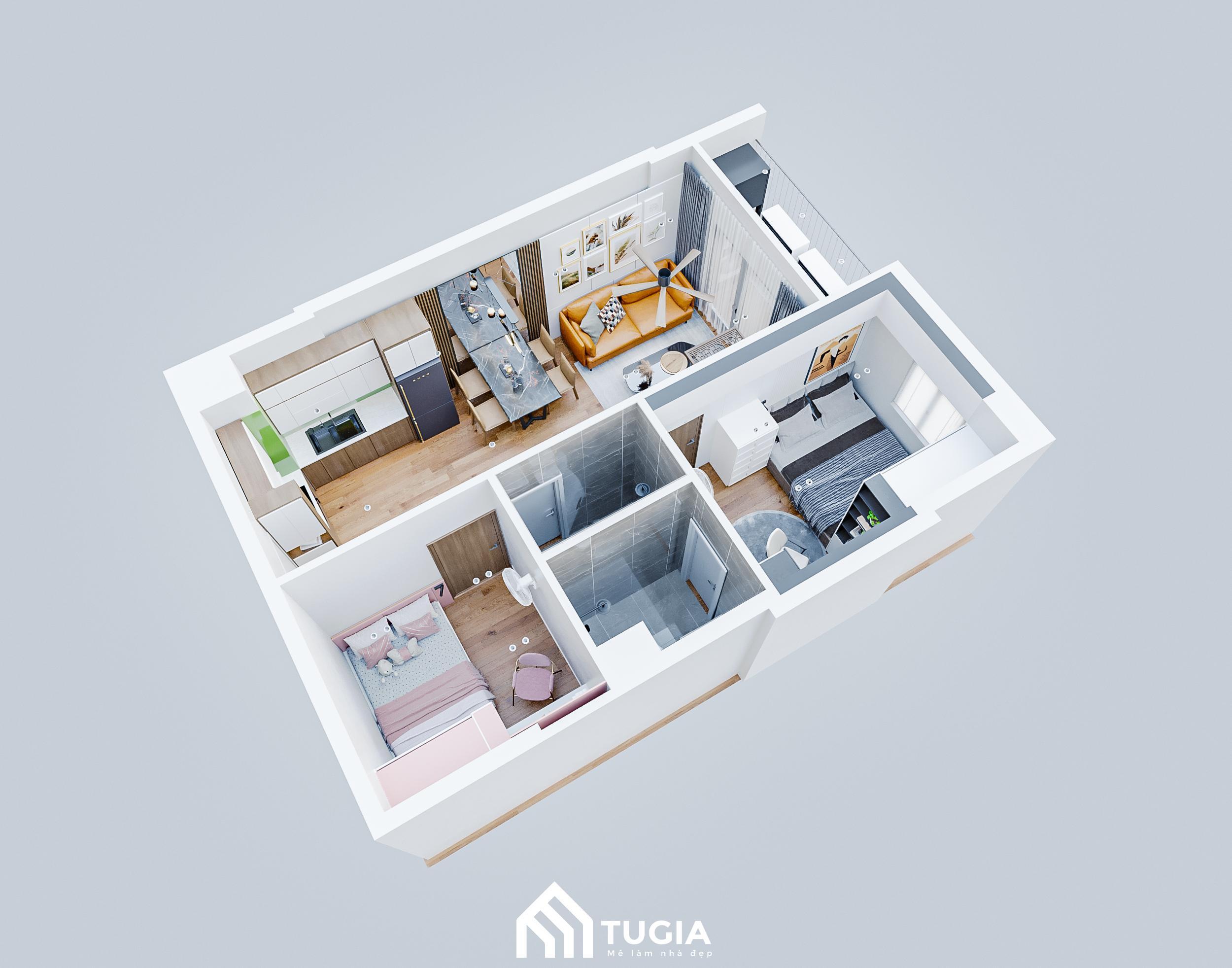 KTS Nội thất Tứ Gia sẽ đề xuất ý tưởng và phương án thiết kế phù hợp với công năng và nhu cầu sử dụng của gia chủ
