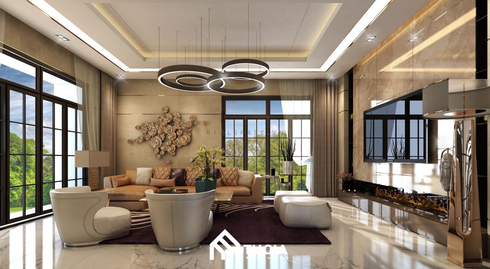 Sản xuất nội thất tại xưởng và kiểm tra kỹ chất lượng trước khi vận chuyển đến công trình
