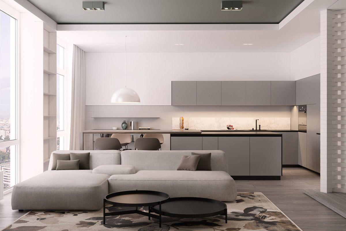 Mẫu thiết kế bếp căn hộ chung cư bằng Acrylic nổ bật với độ bền cao và tuổi thọ lâu dài