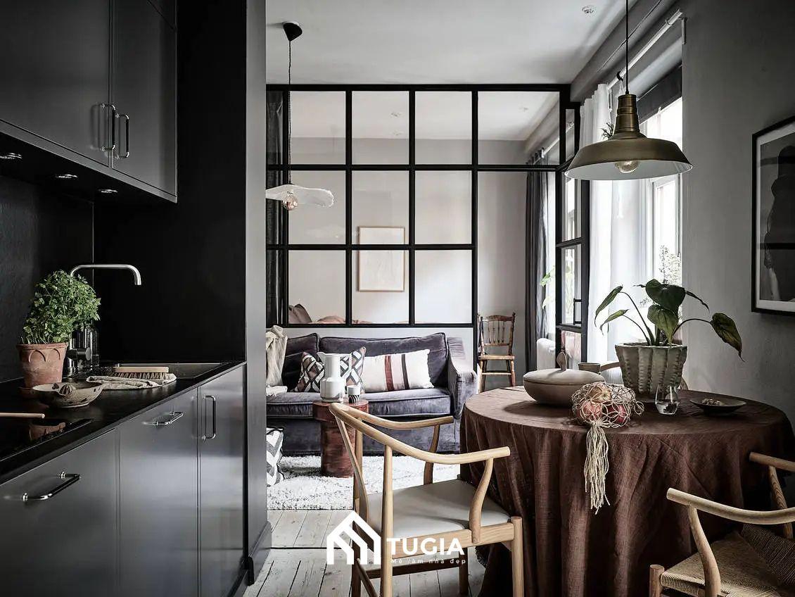 Thiết kế căn hộ Studio 30m2 theo không gian mở thay vì sử dụng các bức tường sẽ là phương pháp tối ưu nhất