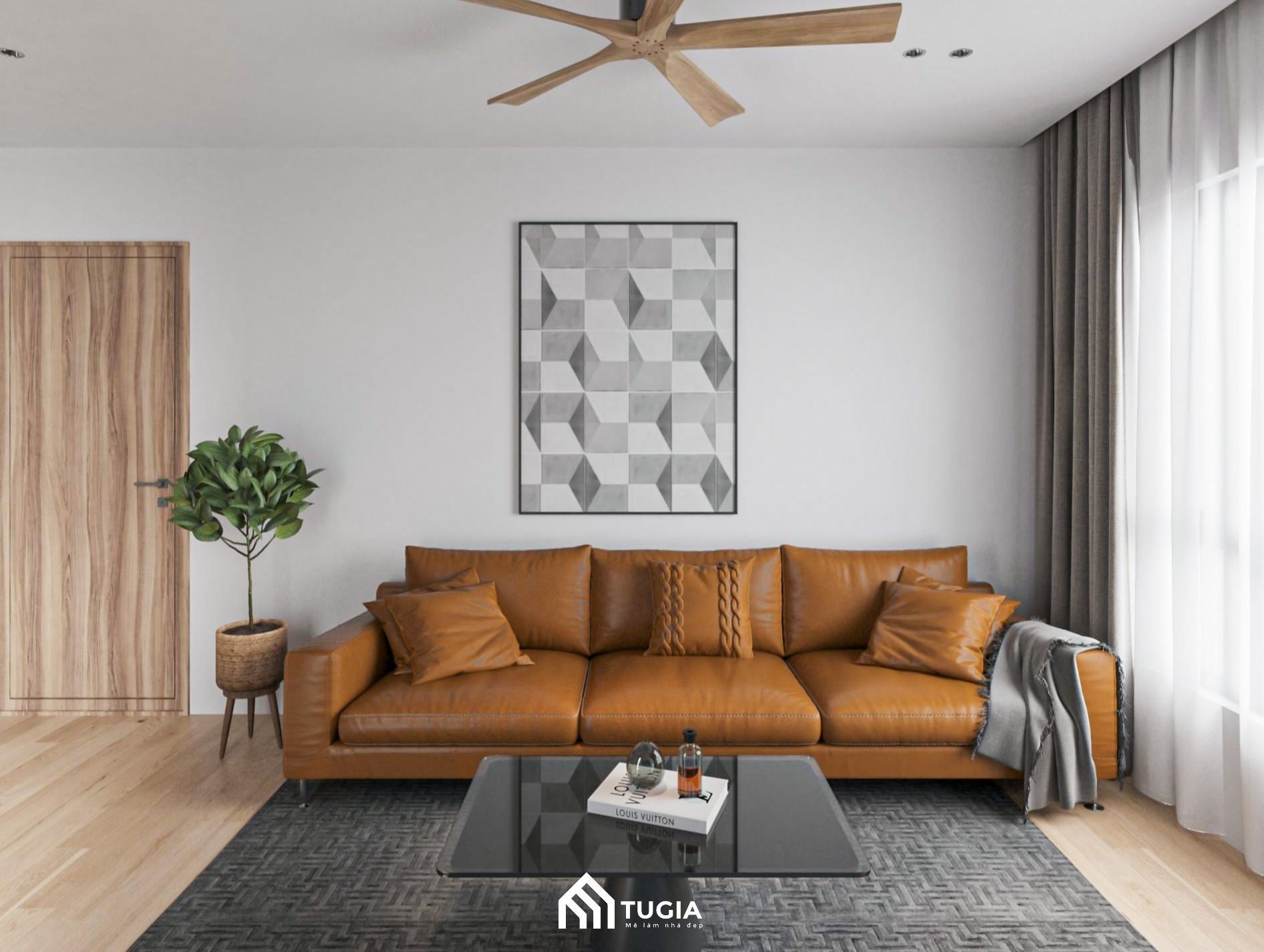 Dự án thiết kế nội thất chung cư 65m2 của Chị Mai do Nội thất Tứ Gia thiết kế
