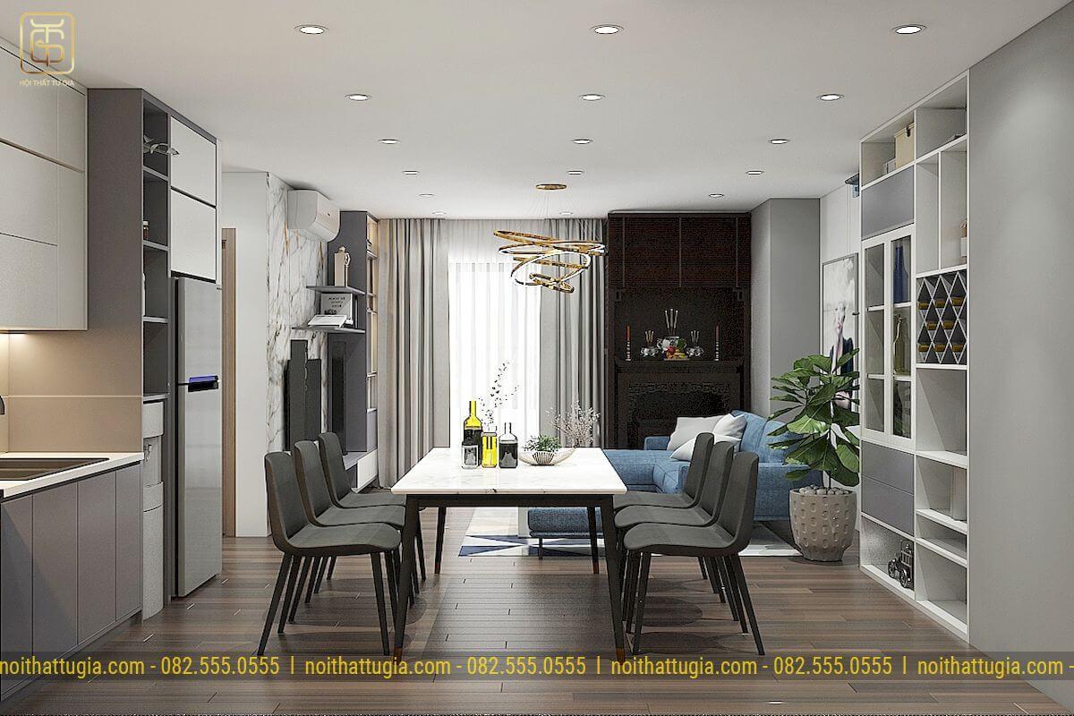 Bố trí nội thất phù hợp với thẩm mỹ và công năng sử dụng