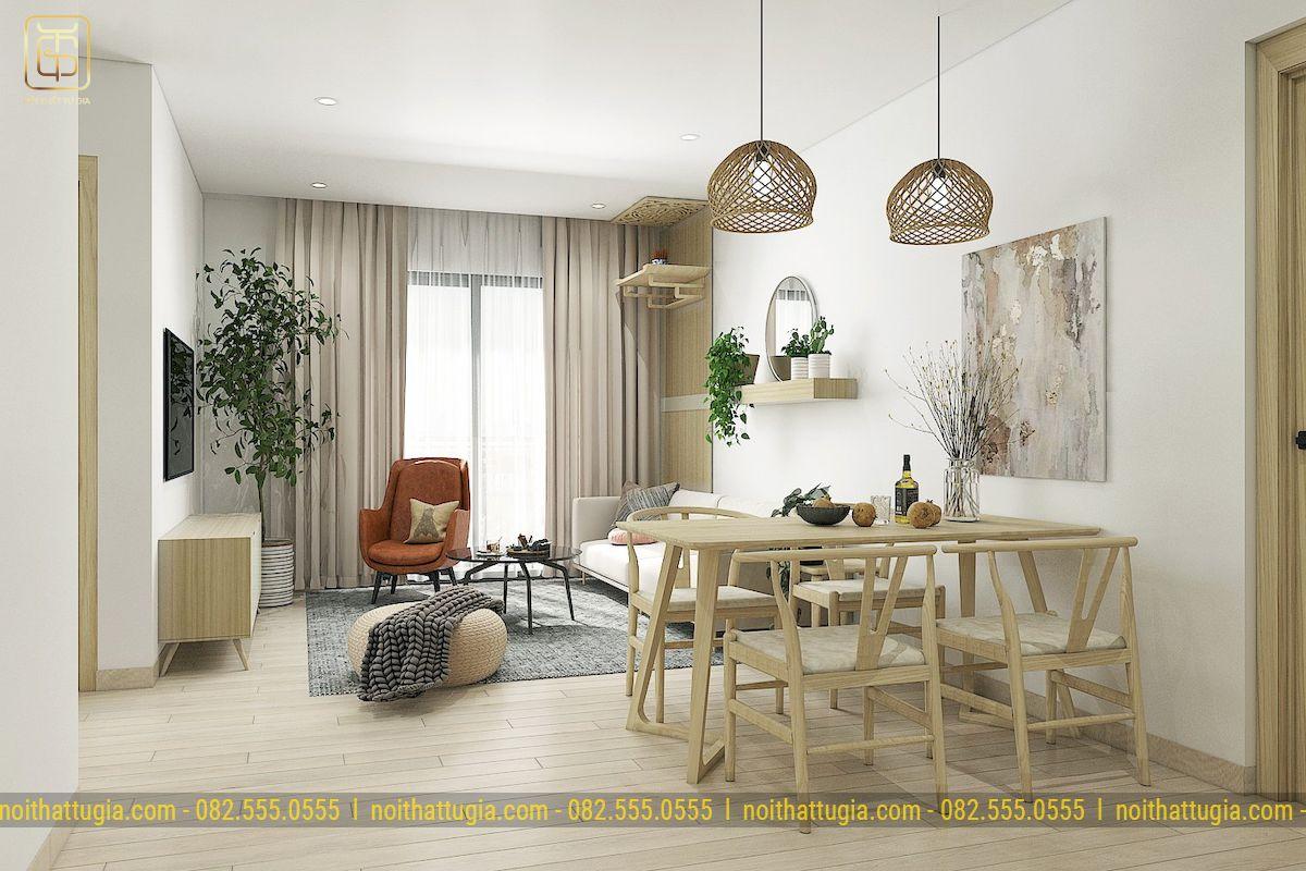 Trang trí thêm cây xanh cho căn hộ thoáng mát, ấn tượng và sinh động hơn
