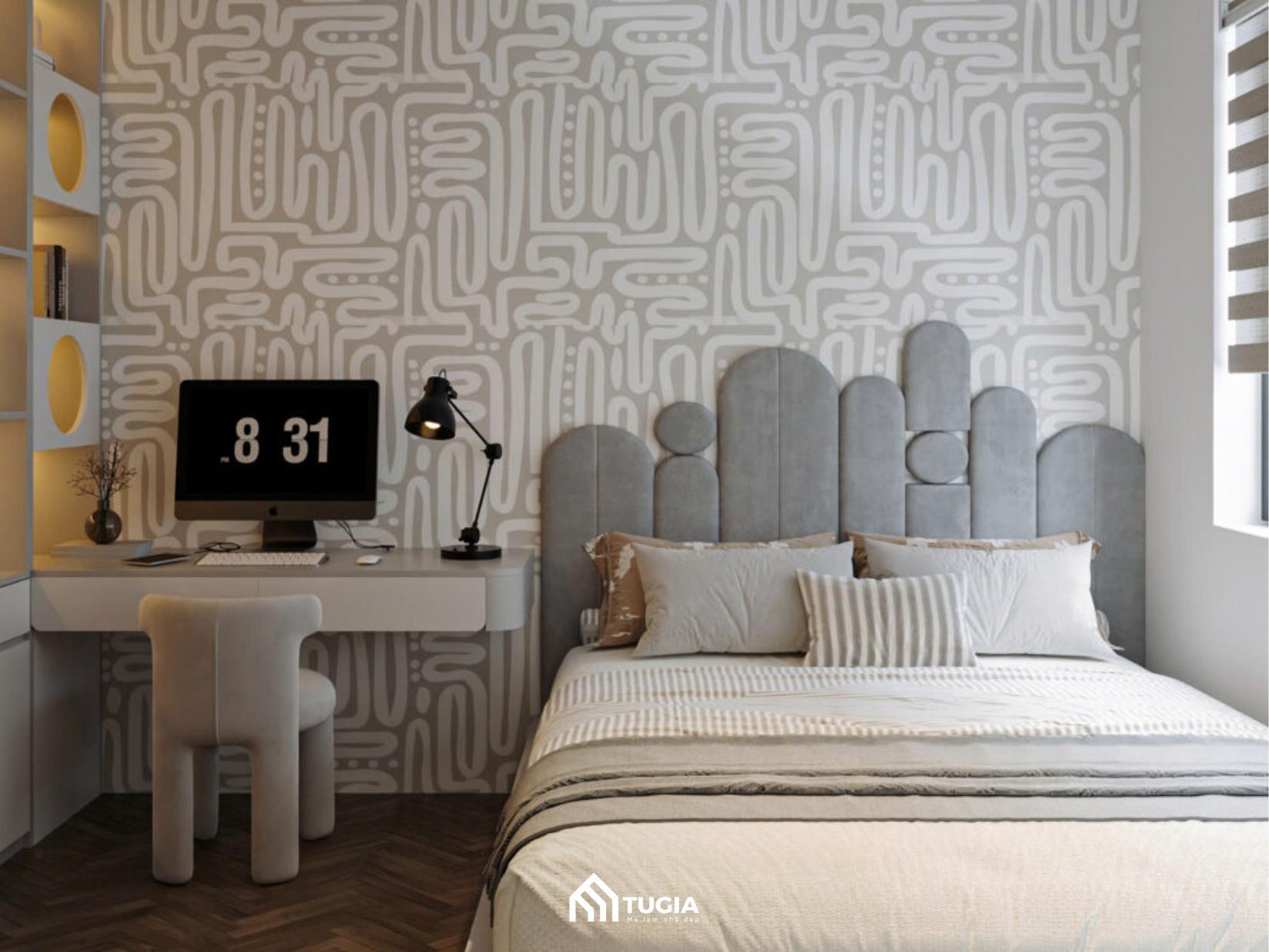 Phòng ngủ cho con được thiết kế phá cách thể hiện được sự năng động của trẻ