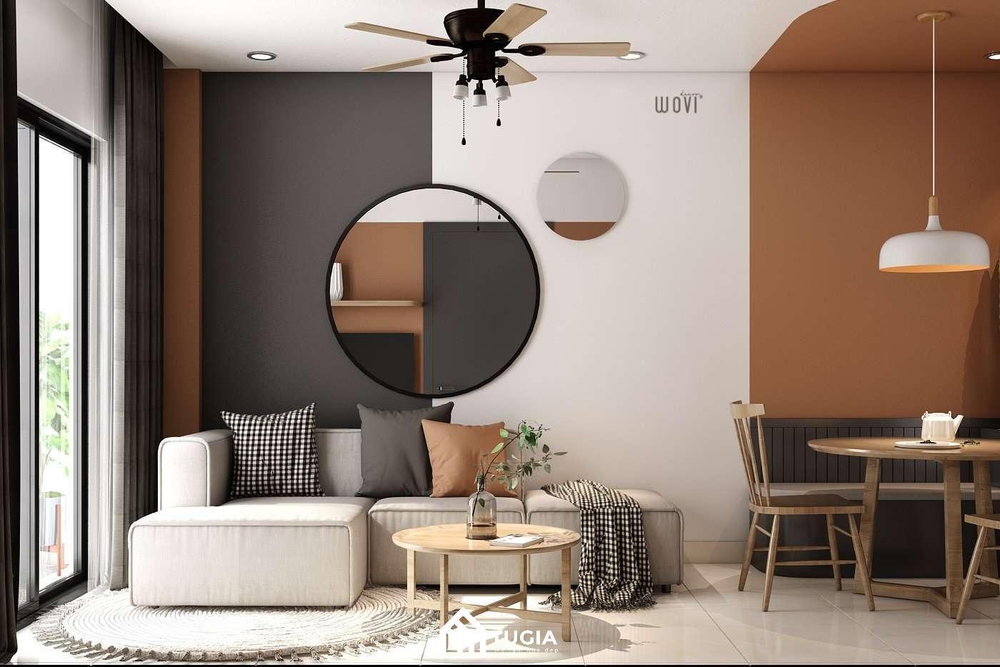Căn hộ trở nên độc đáo hơn với phong cách Color Block