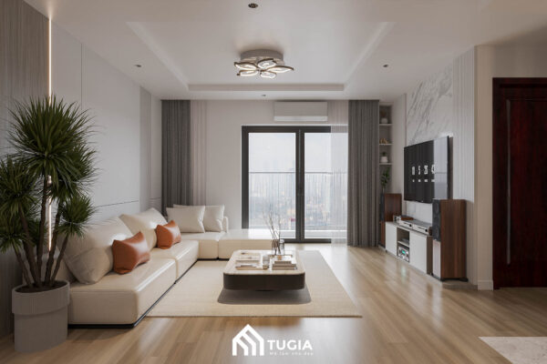 Thiết kế nội thất chung cư 2 phòng ngủ