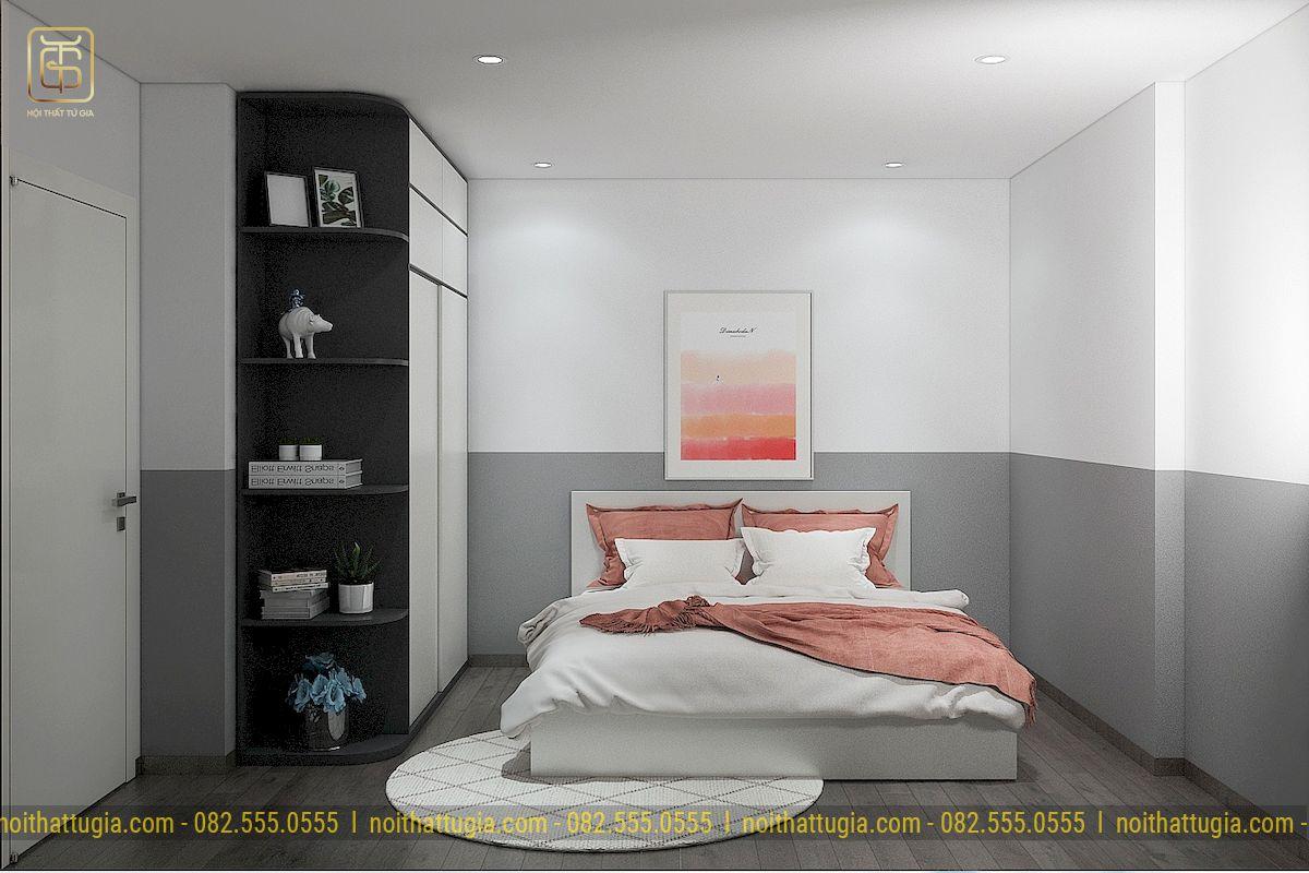 Với thiết kế nội thất chung cư 50m2 phong cách hiện đại thì sẽ chỉ sử dụng những đồ nội thất thật sự cần thiết để giúp tối ưu diện tích sinh hoạt