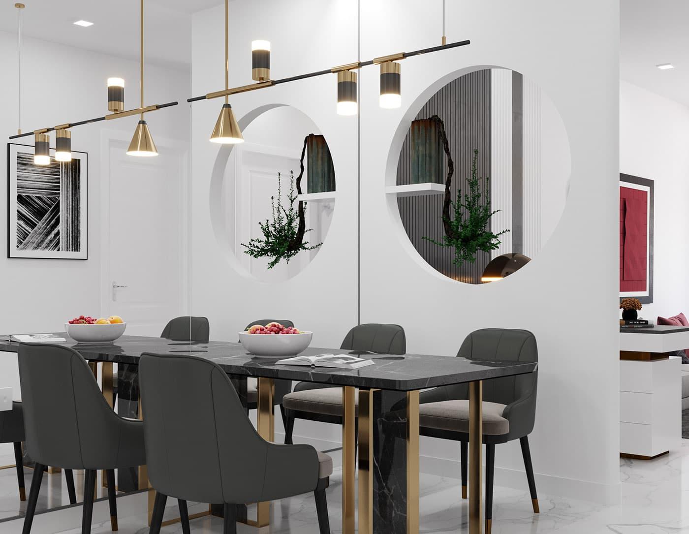 Sử dụng tone màu sáng chủ đạo để không gian được sáng sủa, thông thoáng hơn