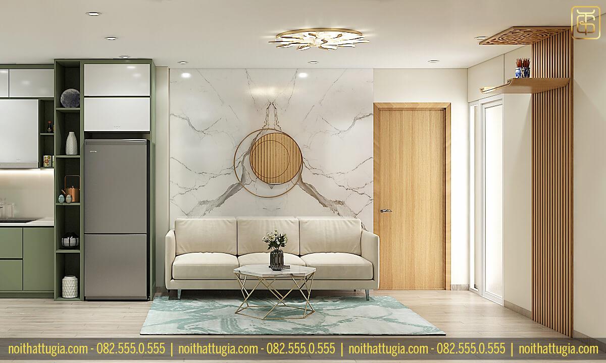 Lựa chọn các mẫu ghế sofa có kích thước phù hợp với diện tích phòng khách