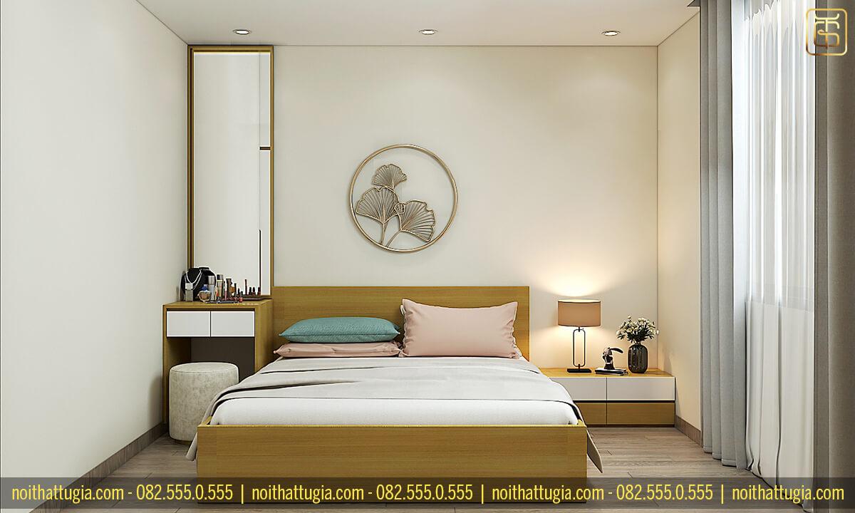Thiết kế bàn trang điểm tối ưu diện tích cho phòng ngủ