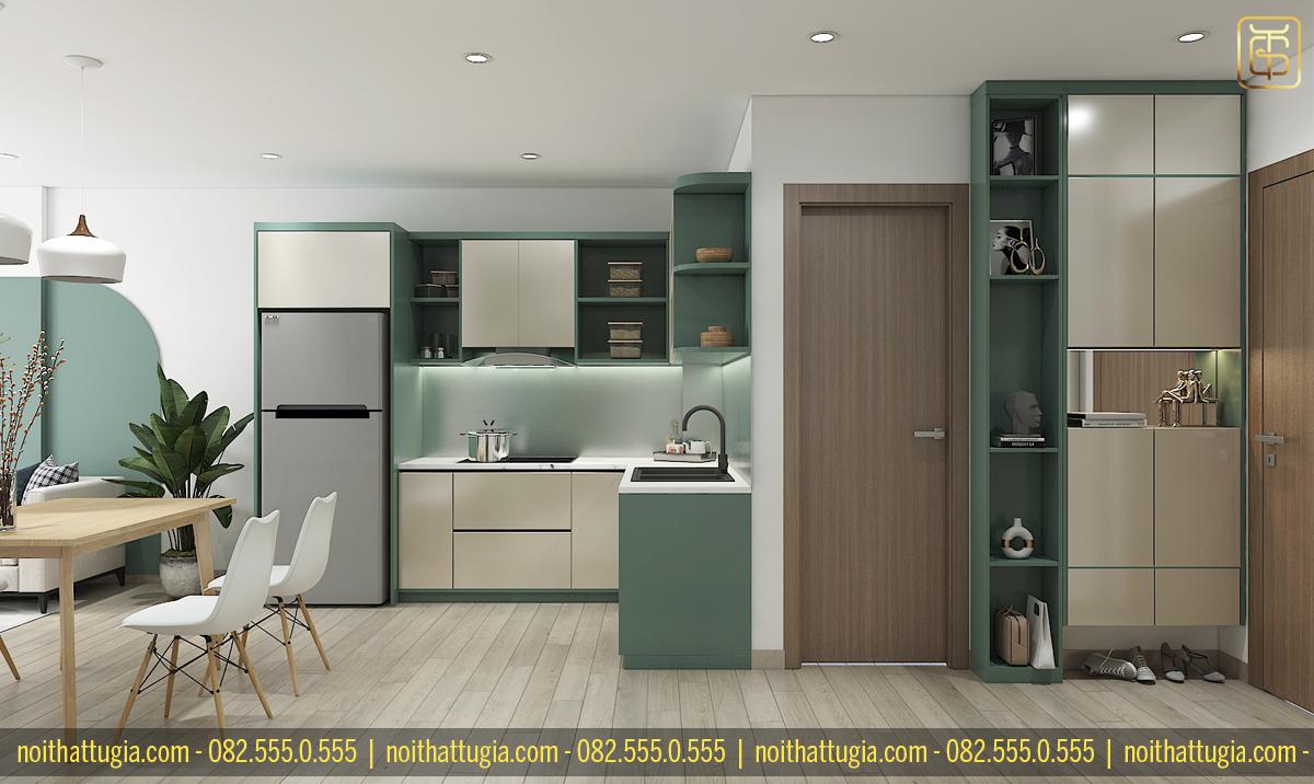 Căn hộ 70m2 tối giản chủ yếu sẽ lựa chọn nội thất thông minh kết hợp nhiều công năng sử dụng
