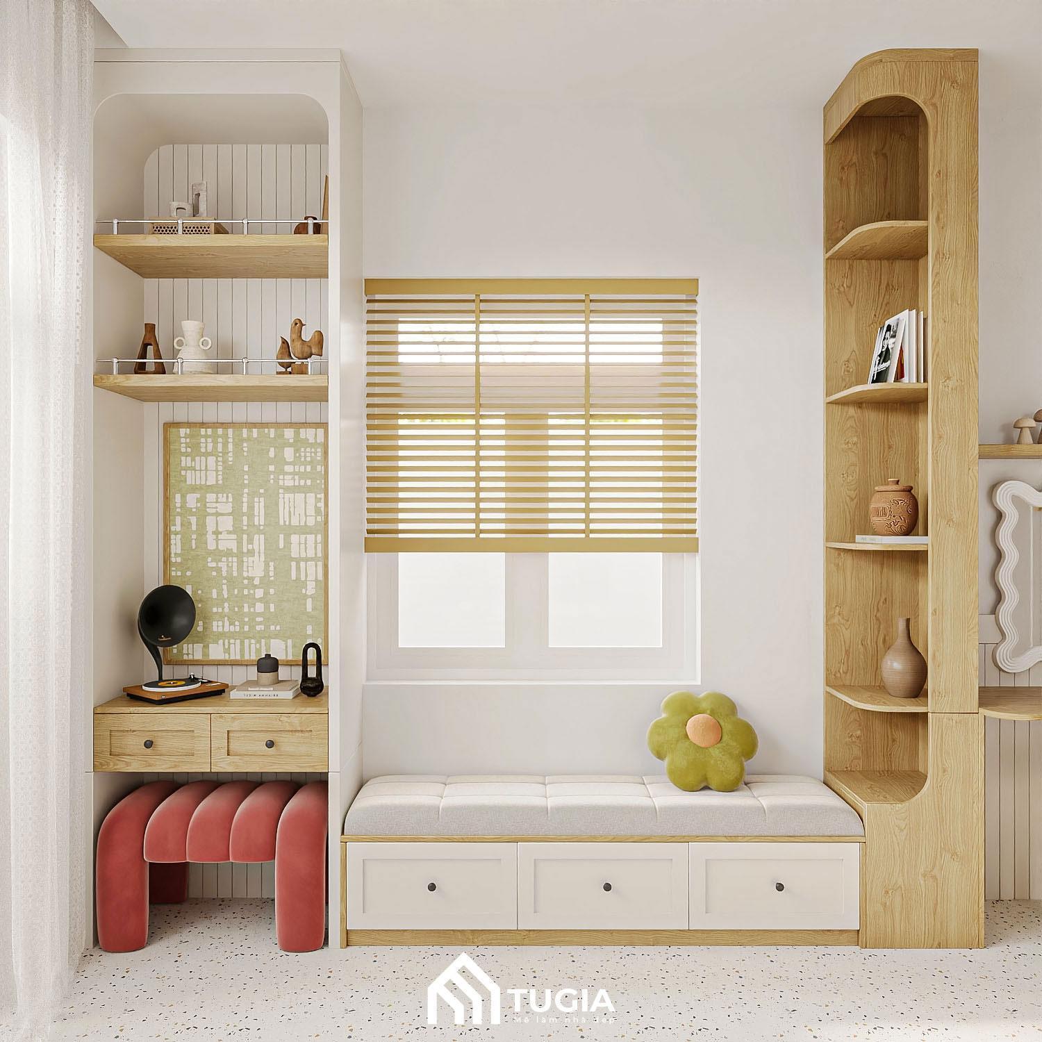 Thiết kế nội thất căn hộ 80m2 sử dụng tone màu nội thất phù hợp và kết hợp hài hòa với ánh sáng tự nhiên