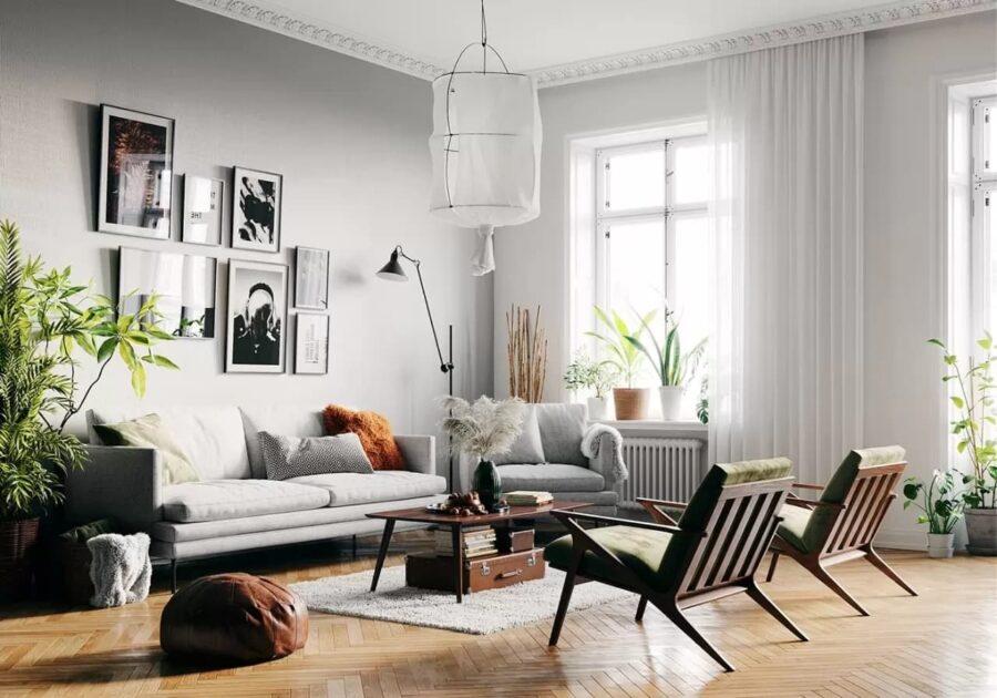 Phong cách Scandinavian sử dụng lối thiết kế độc đáo, riêng biệt, thể hiện được nét đặc trưng của Bắc Mỹ