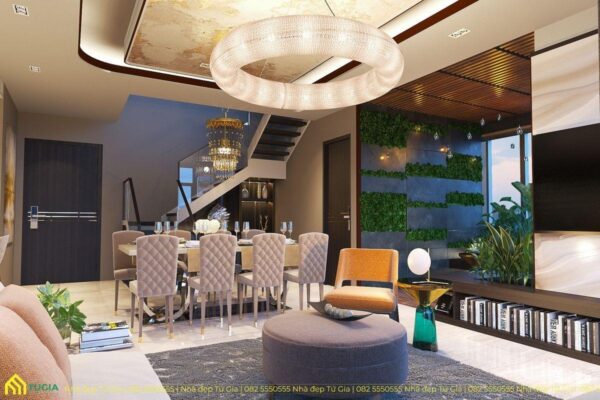 Không gian thư giãn cực kỳ đẳng cấp với không gian xanh mát ngày tại nhà