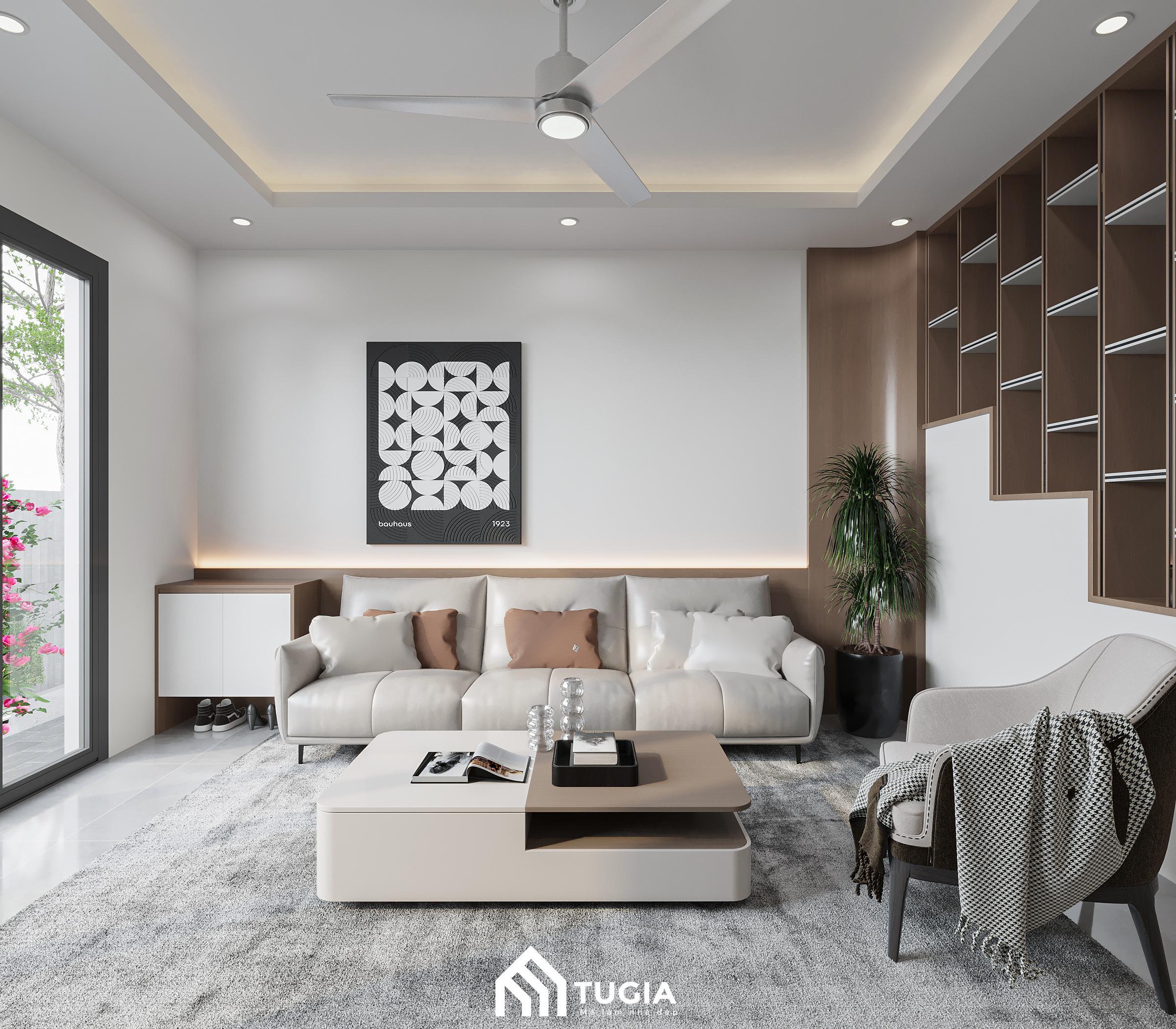 Bố trí nội thất phòng khách hài hòa sẽ giúp không gian trở nên gọn gàng và có gu hơn