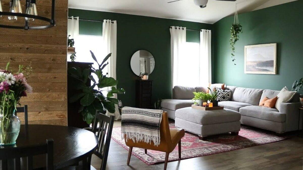 Nổi bật trong không gian và bộ sofa trắng