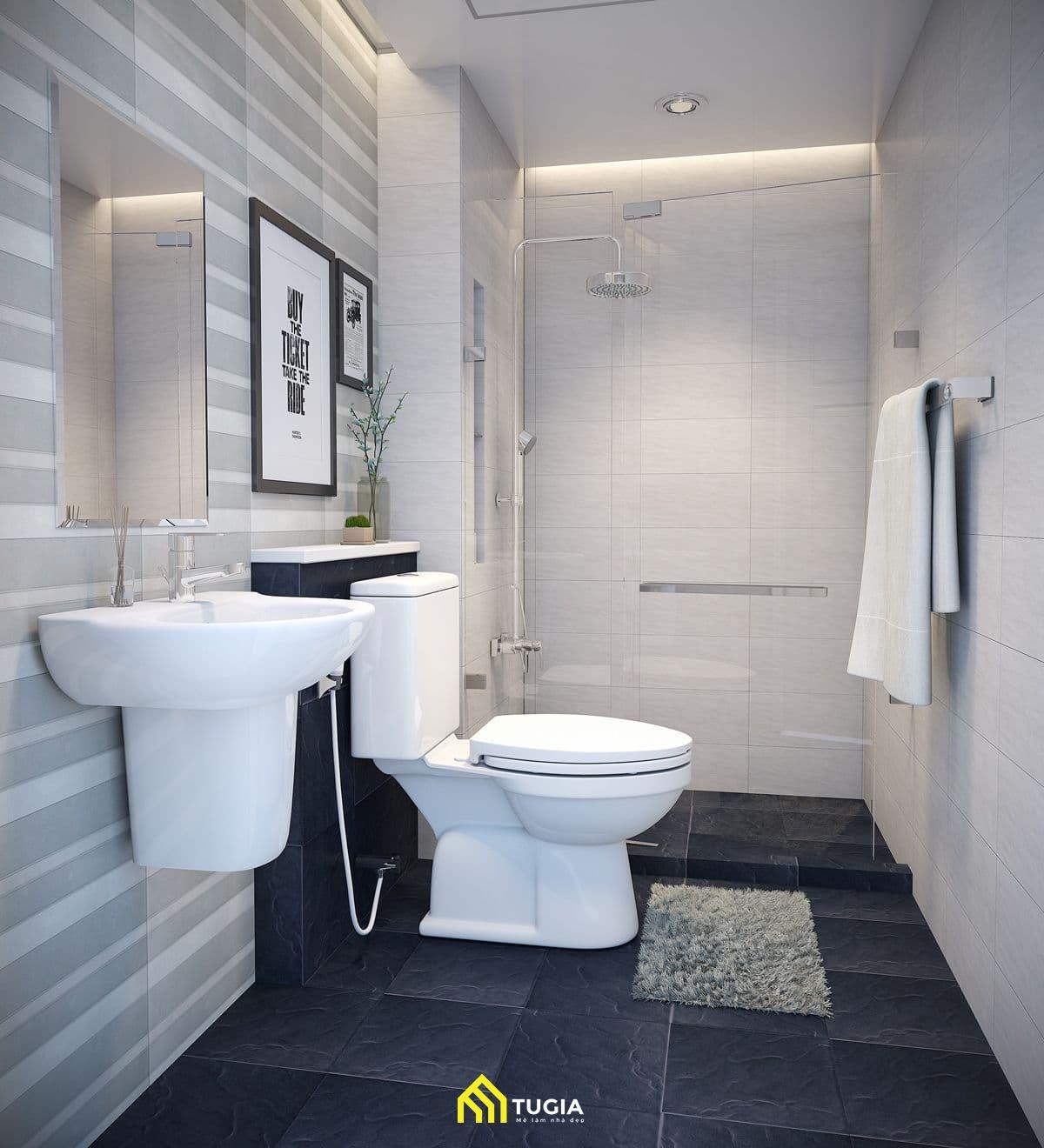 thiết kế phòng tắm 6m2