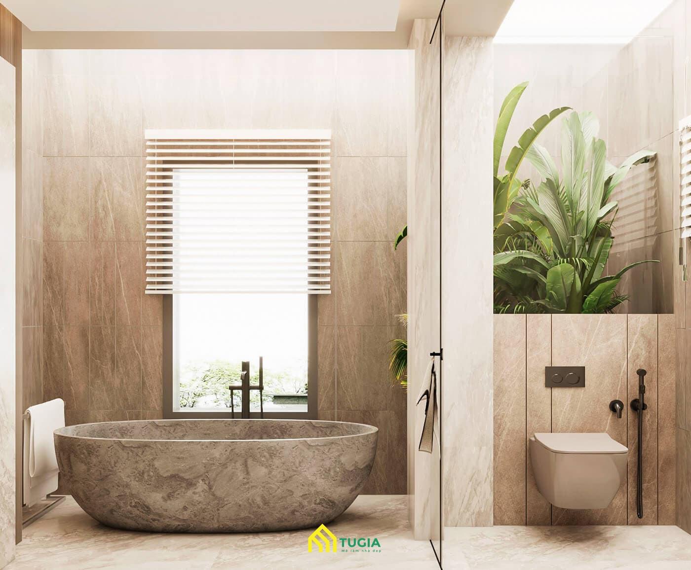 thiết kế phòng tắm 6m2