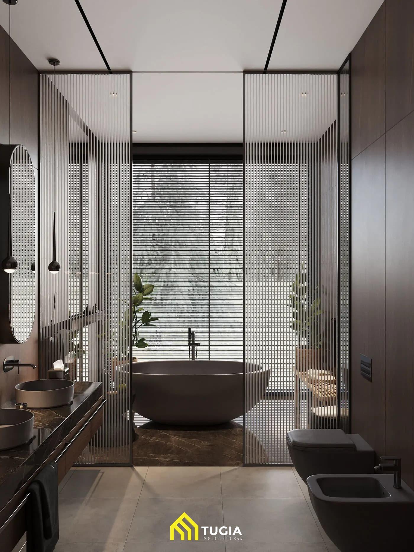 thiết kế phòng tắm 6m2