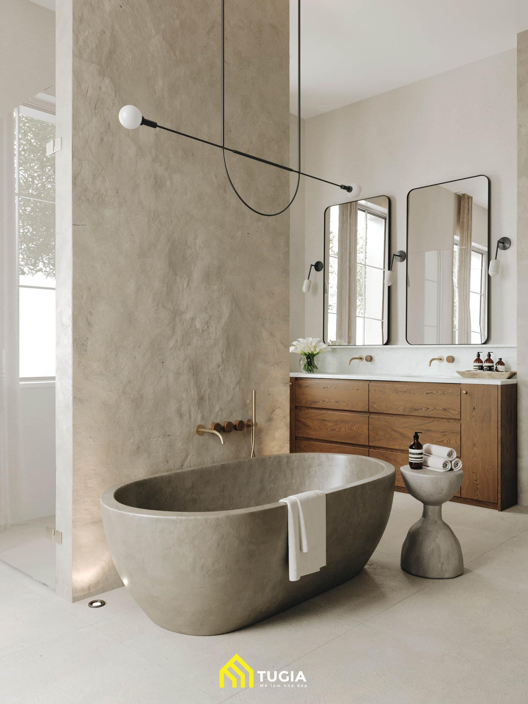 thiết kế phòng tắm 6m2
