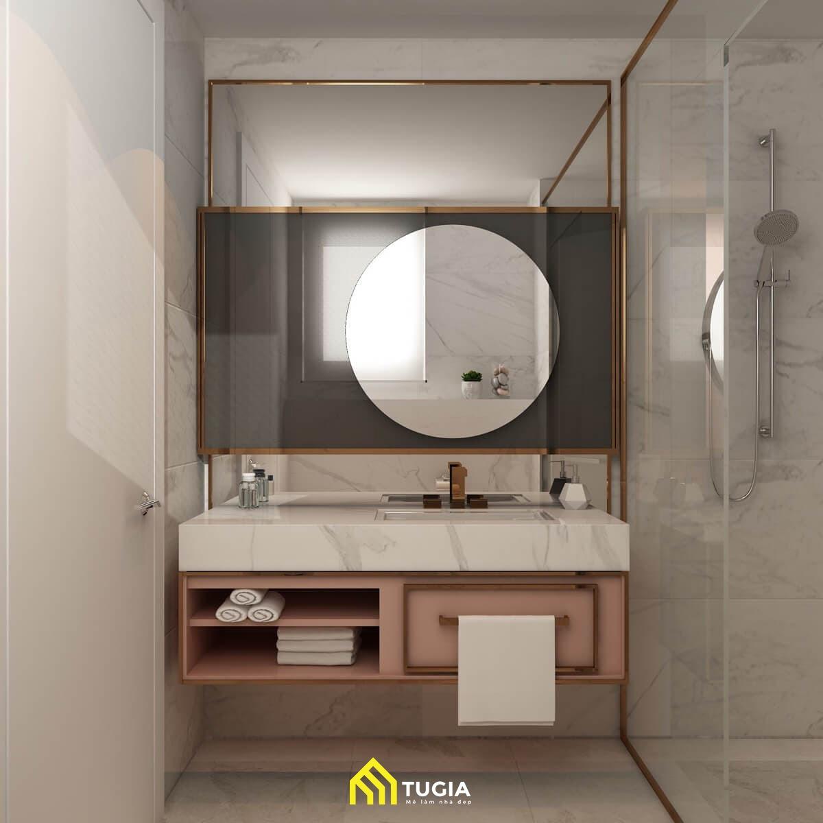 thiết kế phòng tắm 6m2