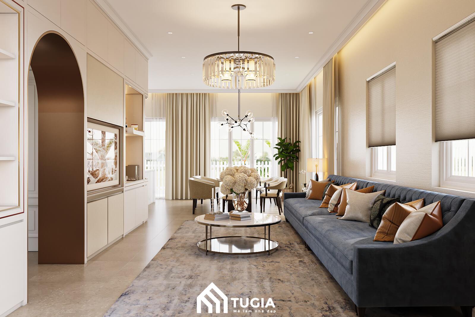 Chọn màu sắc nội thất hợp mệnh giúp tăng cường năng lượng tích cực trong phòng khách